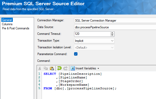Common Source data